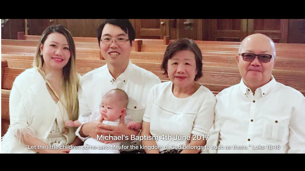 My Son Michael's Baptism Ceremony June 4, 2017