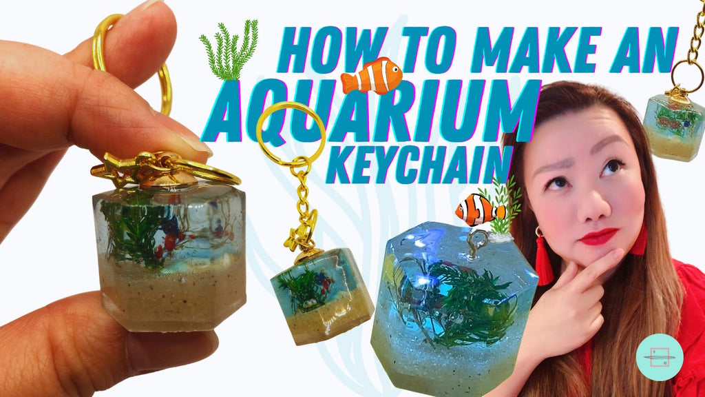 TQ How to make a resin aquarium keychain