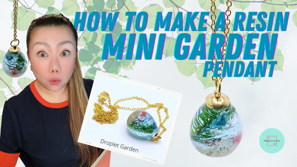 TQ How to make a resin mini garden pendant