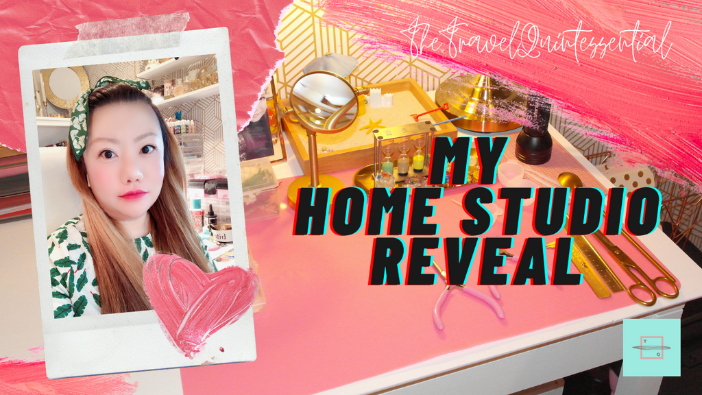 TQ My Pink & Gold Home Studio Reveal