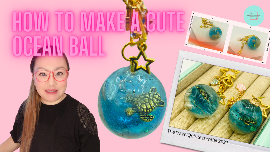 TQ How to make a cute Ocean Ball with resin