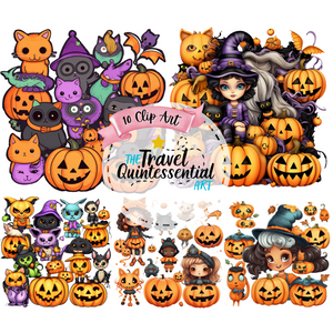 Cute Halloween Digital Art SETHW001