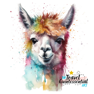 Alpaca Canvas Art Printable Digital Art (36x36) ALP001