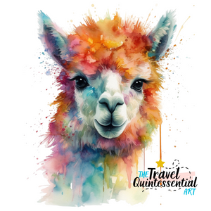 Alpaca Canvas Art Printable Digital Art (36x36) ALP002