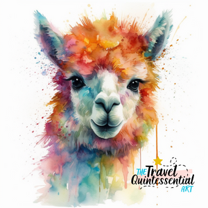 Alpaca Canvas Art Printable Digital Art (36x36) ALP004