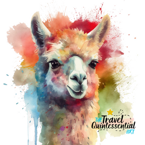 Alpaca Canvas Art Printable Digital Art (36x36) ALP006