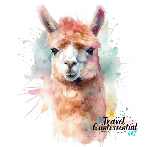 Alpaca Canvas Art Printable Digital Art (36x36) ALP007