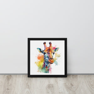 Giraffe GIFCA001 Framed Canvas Art