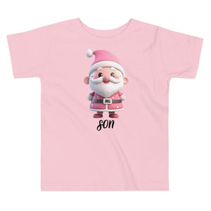 Cute Pink Santa Claus Son Toddler Christmas T-Shirt Size 2T-5T (Kids) SANTA004