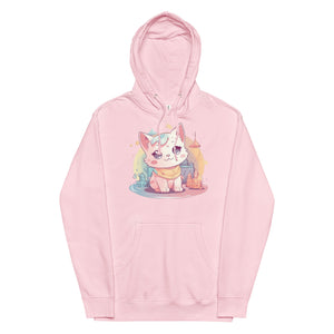 Cute Kitty Unisex Midweight Hoodie CK0005