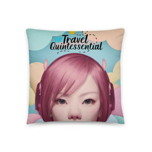 Pink Head TheTravelQuintessential Pillow