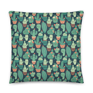 Cute Cactus Cartoon Basic Pillow C0004