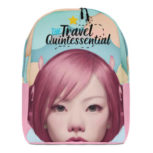 Pink Head TheTravelQuintessential Minimalist Backpack