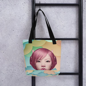 Pink Head TheTravelQuintessential Tote bag