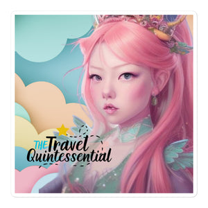 Pink Fairy TheTravelQuintessential Sticker