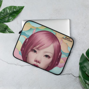 Pink Head TheTravelQuintessential Laptop Sleeve