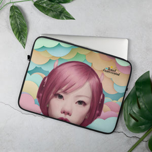 Pink Head TheTravelQuintessential Laptop Sleeve