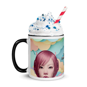 Pink Head TheTravelQuintessential Mug with Color Inside PH02