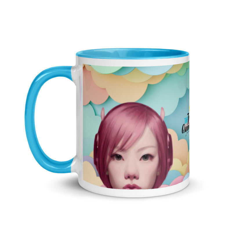 Pink Head TheTravelQuintessential Mug with Color Inside PH02