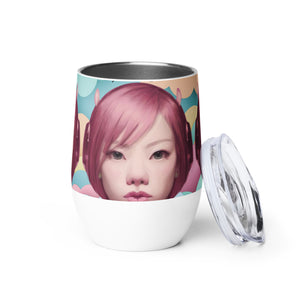 Pink Head TheTravelQuintessential 12 Oz Wine Tumbler